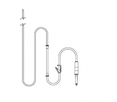 554/43 - ирригационная трубка | Carlo De Giorgi (Италия)