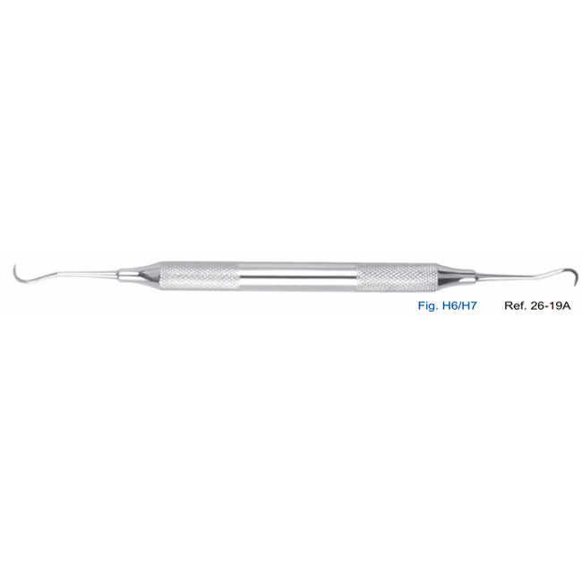 Скейлер пародонтологический, форма H6/H7, ручка CLASSIC, диаметр 10 мм | HLW Dental Instruments (Германия)