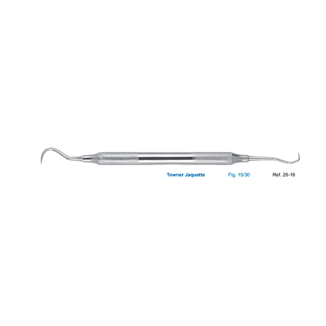 Скейлер пародонтологический Towner Jaquette, форма 15/30, диаметр 8 мм | HLW Dental Instruments (Германия)