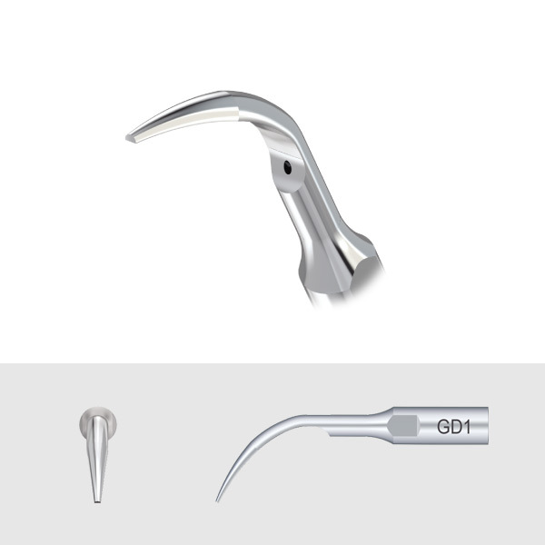 Насадка GD1 для скалеров Woodpecker, для удаления зубного камня (подходит к DTE, Satelec, NSK)