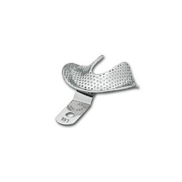 Ложка слепочная нижняя большая (L) с перфорацией для беззубых челюстей, Asa Dental (Италия)