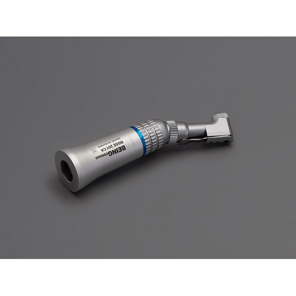 ROSE 201CA - угловой наконечник без сис­те­мы ох­лажде­ния, с защелкой для фиксации бора . Being (Китай)