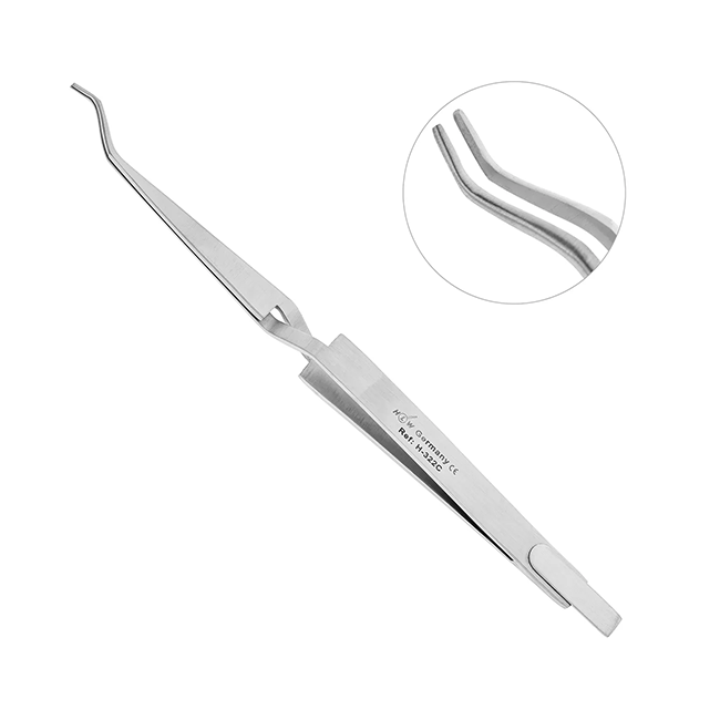 Обратный пинцет с позиционером (H-322C) | HLW Dental Instruments (Германия)