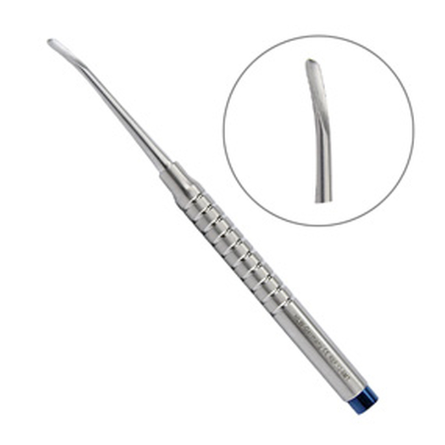 Элеватор мини изогнутый, 4 мм, нижняя челюсть | HLW Dental Instruments (Германия)