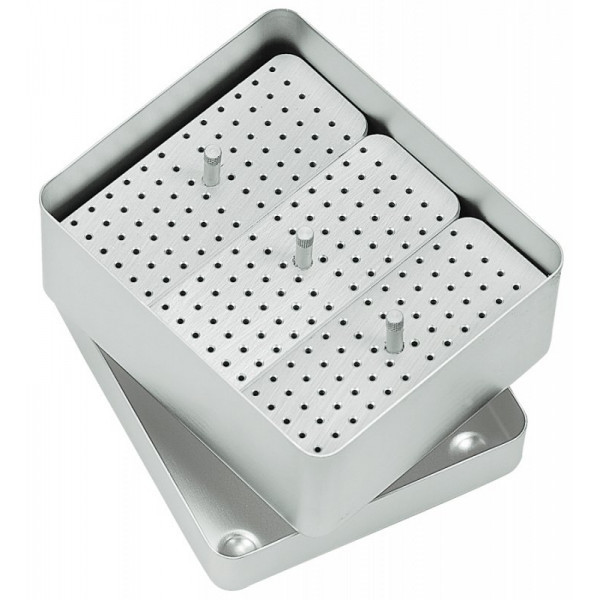 Подставка для эндоинструментов (180 штук), 125*105*54, алюминий, Asa Dental (Италия)