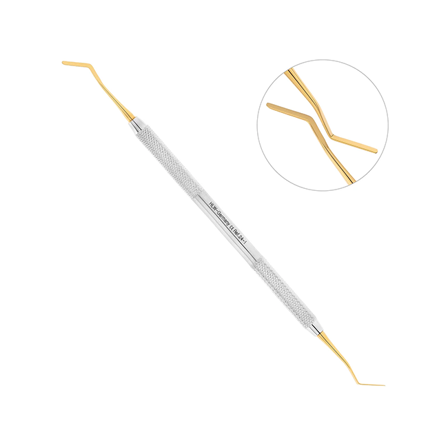 Гладилка обратная гибкая 1,5 мм, нитрид титановое покрытие | HLW Dental Instruments (Германия)