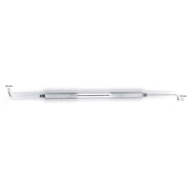 Штопфер двусторонний, шарик-шарик, 2,0-2,5 мм | HLW Dental Instruments (Германия)