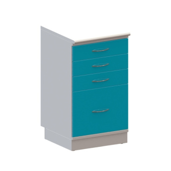 Т4 - тумба напольная на подиуме, 4 выдвижных ящика | Виталия (Россия)