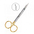 Ножницы хирургические изогнутые Goldmann-Fox TC,125 мм., HLW Dental Instruments (Германия)