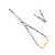 Иглодержатель хирургический прямой Mathieu-Olsen TC, длина 170 мм | HLW Dental Instruments (Германия)
