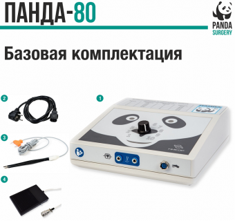 Аппарат ветеринарный электрохирургический высокочастотный PANDA-80 (базовая комплектация)