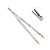 Иглодержатель хирургический прямой Castroviejo-Gomel TC, длина 160 мм | HLW Dental Instruments (Германия)