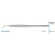 Зонд односторонний жесткий, форма 6, HLW Dental Instruments (Германия)