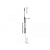 Распатор Lingual, ручка DELUXE, диаметр 10 мм, 2,8-2,8 мм., HLW Dental Instruments (Германия)