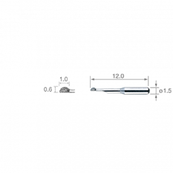 V-G75 - клиновидные насадки для минимального инвазивного лечения (3шт.)