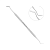 Гладилка обратная, жесткая, с острым краем (29-16) | HLW Dental Instruments (Германия)