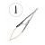 Иглодержатель микрохирургический прямой CastroviejoTC, 14,0 см, HLW Dental Instruments (Германия)