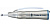 Ti-Max X-SG65L Прямой наконечник хирургический, NSK Nakanishi (Япония)