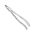 Щипцы для удаления зубов верхние, резцы/клыки (12-1) | HLW Dental Instruments (Германия)