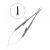 Иглодержатель хирургический прямой Castroviejo-Gomel TC, 14см, HLW Dental Instruments (Германия)