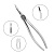 Щипцы для удаления зубов верхние, корневые ультра тонкие | HLW Dental Instruments (Германия)