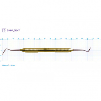 07-09 - гладилка фиссурная "морковь" 1,9/1,9, Экрадент (Россия)