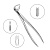 Щипцы для удаления зубов нижние, корневые (11-74) | HLW Dental Instruments (Германия)
